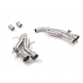 Tube intermédiaire groupe n + Silencieux arrière duplex avec valves integrées Audi RS6 (F2) 4.0TFSI (441KW) 2020 - Aujourd'hui