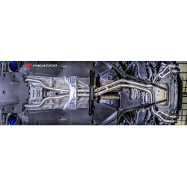 Tube intermédiaire groupe n + Silencieux arrière duplex avec valves integrées Audi RS6 (F2) 4.0TFSI (441KW) 2020 - Aujourd'hui