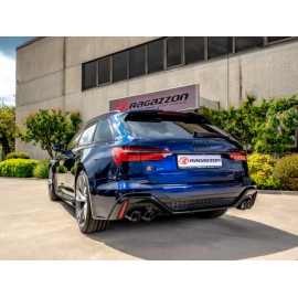 Tube intermédiaire + échappement arrière duplex sortie Carbon Shot Audi RS6 (F2) 4.0TFSI (441KW) 2020 - Aujourd'hui