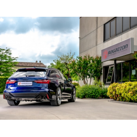 Tube intermédiaire + échappement arrière duplex sortie Carbon Shot Audi RS6 (F2) 4.0TFSI (441KW) 2020 - Aujourd'hui
