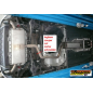 Tube intermédiaire groupe n en inox Volkswagen Golf Mk7.5 / 2.0TSI GTi TCR (213kW) 70 mm 2019 - 2020