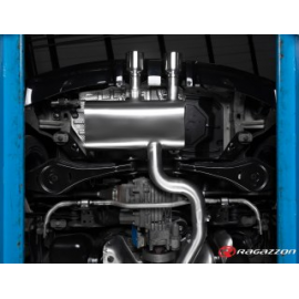 Pot d'échappement arrière en inox Volkswagen Golf Mk6 / R 2.0TSI (199kW) ø76mm 2010 - 2012