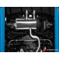 Pot d'échappement arrière en inox Volkswagen Golf Mk6 / R 2.0TSI (199kW) ø76mm 2010 - 2012