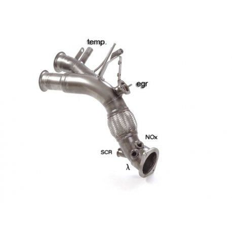 Tube remplacement catalyseur + filtre en inox BMW Serie 5G30(Sedan) M550d xDrive (294kW) 2017 - 2020