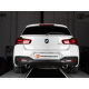 Pot d'échappement arrière en inox BMW Serie 1 F21 118i (100kW - B38) 2015 - Aujourd’hui