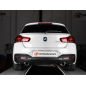Pot d'échappement arrière en inox BMW Serie 1 F21 118i (100kW - B38) 2015 - Aujourd’hui