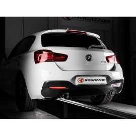 Pot d'échappement arrière en inox BMW Serie 1 F21 118i (100kW - B38) 2015 - Aujourd’hui