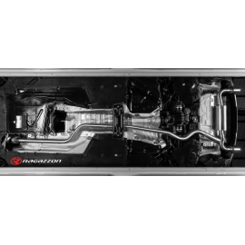 Pot d'échappement arrière en inox BMW Serie 1 F21 118i (100kW - B38) 2015 - Aujourd’hui