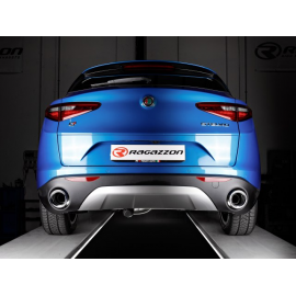 Silencieux arrière duplex en inox Alfa Romeo Stelvio 2.2 Turbo Diesel Q4 (132kW) 2017 - 2018