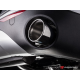 Sortie d'échappement ronde en inox Alfa Romeo Stelvio 2.2 Turbo Diesel Q4 (132kW) 2017 - 2018