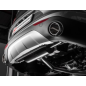 Sortie d'échappement ronde oblique en inox Alfa Romeo Stelvio 2.2 Turbo Diesel Q4 (132kW) 2017 - 2018