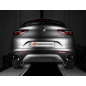 Sortie d'échappement ronde Carbon Shot en inox Alfa Romeo Stelvio 2.2 Turbo Diesel Q4 (132kW) 2017 - 2018