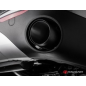 Sortie d'échappement ronde Carbon Shot en inox Alfa Romeo Stelvio 2.2 Turbo Diesel Q4 (132kW) 2017 - 2018