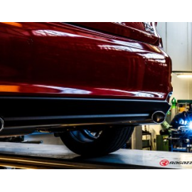 Silencieux d'échappement arrière sortie ovales en inox Fiat Tipo (5 portes ) 1.6MJT (88kW) 2016 - Aujourd’hui