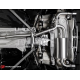 Silencieux arrière sortie Sport Line en inox Mini F60 Countryman JCW ALL4 (170kW) 2017 - 2018