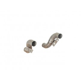 Tube arrière en inox + suppression des valves et du silencieux arrière Ferrari F430 SCUDERIA 4.3 V8 (375KW) 2007 - 2009