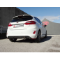 Silencieux d'échappement arrière en inox Ford Fiesta Mk8 1.1 (63kW) 2017 - 2019