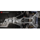 Tube intermédiaire + Silencieux arrière en inox BMW M2 / F87 Coupè Competition 3.0 (302kW) 2018 - Aujourd’hui