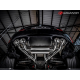 Tube intermédiaire + Silencieux arrière 2 sorties en inox BMW M2 / F87 Coupè Competition 3.0 (302kW) 2018 - Aujourd’hui