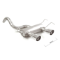 Posteriore inox con terminali centrali 2 / 102 mm Sport Line Abarth 500 / 595 1.4TJET (132kW) 2013 - 2015
