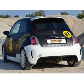 Tube arrière group n en inox Abarth 695 (typ 312) 1.4 T-Jet (132 / 140kW) Ø63.5mm 2009 - 2016