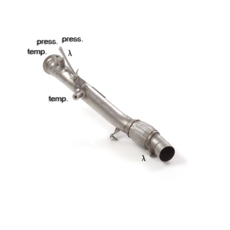 Tube suppression catalyseur + FAP en inox BMW Serie4 F32(Coupè) 418D (110kW - B47) 2015 - Aujourd’hui Tube suppression catalyseur + FAP en inox BMW Serie4 F32(Coupè) 418D (110kW - B47) 2015 - Aujourd’hui