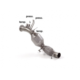 Catalyseur + tube suppression FAP en inox BMW Serie1 F21 118d - xd (110kW - B47) 2015 - Aujourd’hui