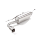 Silencieux arrière en inox BMW Serie 1 F21 116i (80kW - B38) 2015 - 2019