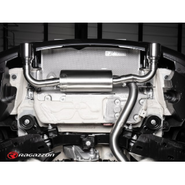 Pot d'échappement arrière en inox BMW Serie 1 F21 116i (80kW - B38) 2015 - 2019