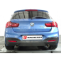 Silencieux arrière duplex en inox BMW Serie1 F20 118i (125kW - N13) 2011 - 2015