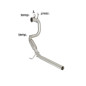 Tube suppression CAT + suppression FAP Groupe N en inox Audi A1 1.6TDI DPF (66/77KW) 09/2010 - AUJOURD'HUI