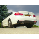 Silencieux d'échappement arrière en inox BMW Serie 3 F30 (Sedan) 316D (85kW) 2012 - 2015