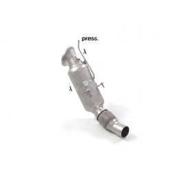 Tube suppression FAP en inox BMW Serie 1 F20 116i (80kW - B38) 2015 - 2019