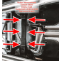 Tube arrière en inox Volkswagen Golf Mk8 1.5TSI - 1.5eTSI (96kW - NO Multilink) 12/2019 - 2024