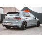 Silencieux arrière duplex en inox Volkswagen Golf Mk8 1.5TSI - 1.5eTSI (96kW - NO Multilink) 12/2019 - 2024