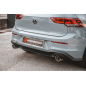 Silencieux arrière duplex en inox Volkswagen Golf Mk8 1.5TSI - 1.5eTSI (96kW - NO Multilink) 12/2019 - 2024