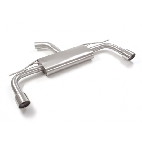 Silencieux arrière duplex en inox Volkswagen Golf Mk8 2.0GTi (180kW) 70mm 2020 - 2024