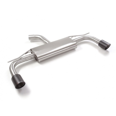Pot d'échappement arrière en inox Volkswagen Golf Mk8 2.0GTi (180kW) 70mm 2020 - 2024