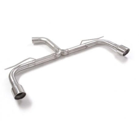 Tube arrière groupe n duplex en inox Volkswagen Golf Mk8 2.0GTi (180kW) 70mm 2020 - 2024