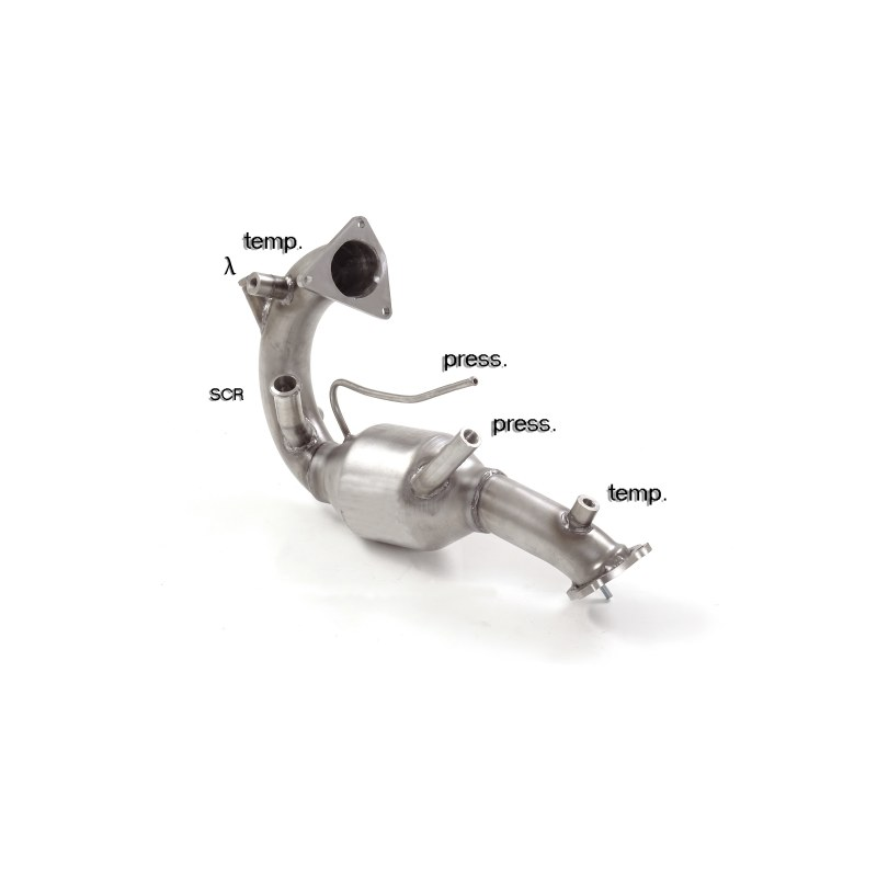 Catalyseur + Tube suppression FAP en inox Audi Q5 (typ 8R) Quattro