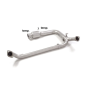 Tube suppression catalyseur + FAP en inox Porsche 718 Cayman (982) 2.0i Turbo (221kW) 2018 - Aujourd’hui