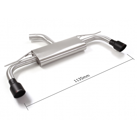 Pot d'échappements arrière en inox Volkswagen Golf MK8 1.5TSI - 1.5eTSI (110kW - Multilink) 12/2019 - Aujourd'hui