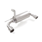 Pot d'échappement arrière duplex en inox BMW F21 125i (165kW - B48) 2016 - 2018