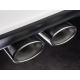 Silencieux d'échappement arrière en inox Mercedes Classe A (W176) A160CDI (66kW) 2013 - 2015
