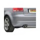 Échappement arrière en inox 2 sorties rondes 80mm Audi A3 1.6I (75KW) - 1.6 FSI (85KW) - 2.0 FSI (110KW) 05/2003 - 08/2012
