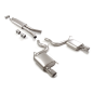 Silencieux intermédiaire inox + Silencieux arrière en inox Ford Mustang VI COUPÉ 5.0 V8 GT (310KW) Ø76MM 2015 - 2017