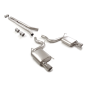 Tube intermédiaire en inox + Silencieux arrière Ford Mustang VI COUPÉ 5.0 V8 GT (310KW) Ø76MM 2015 - 2017
