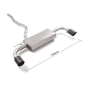 Silencieux arrière duplex inox avec sortie Carbon Shot Bmw Série1 F40  116i (80kW) - 118i (103kW / 100kW) 2019 - 06/2024