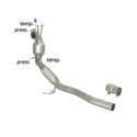 Tube Remplacement FAP + Catalyseur Groupe N en inox Audi A3 2.0TDI DPF (103KW) 07/2008 - 2013