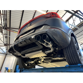 Tube intermédiaire en inox  + Silencieux arrière Sport Line Black Cupra Formentor (KM) 1.4 e-Hybrid (110kW) 2021 - Aujourd'hui